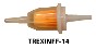 1/4"" Inline fuel filter