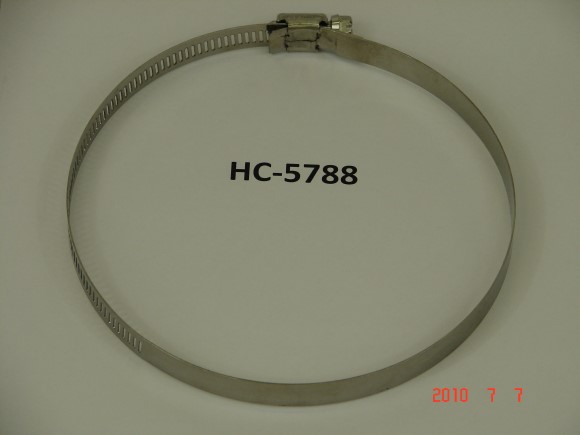 4"" X 6"" Stainless Steel Hose clamp