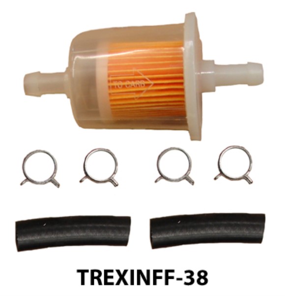 3/8"" Inline fuel filter