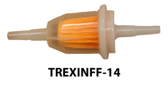 1/4"" Inline fuel filter